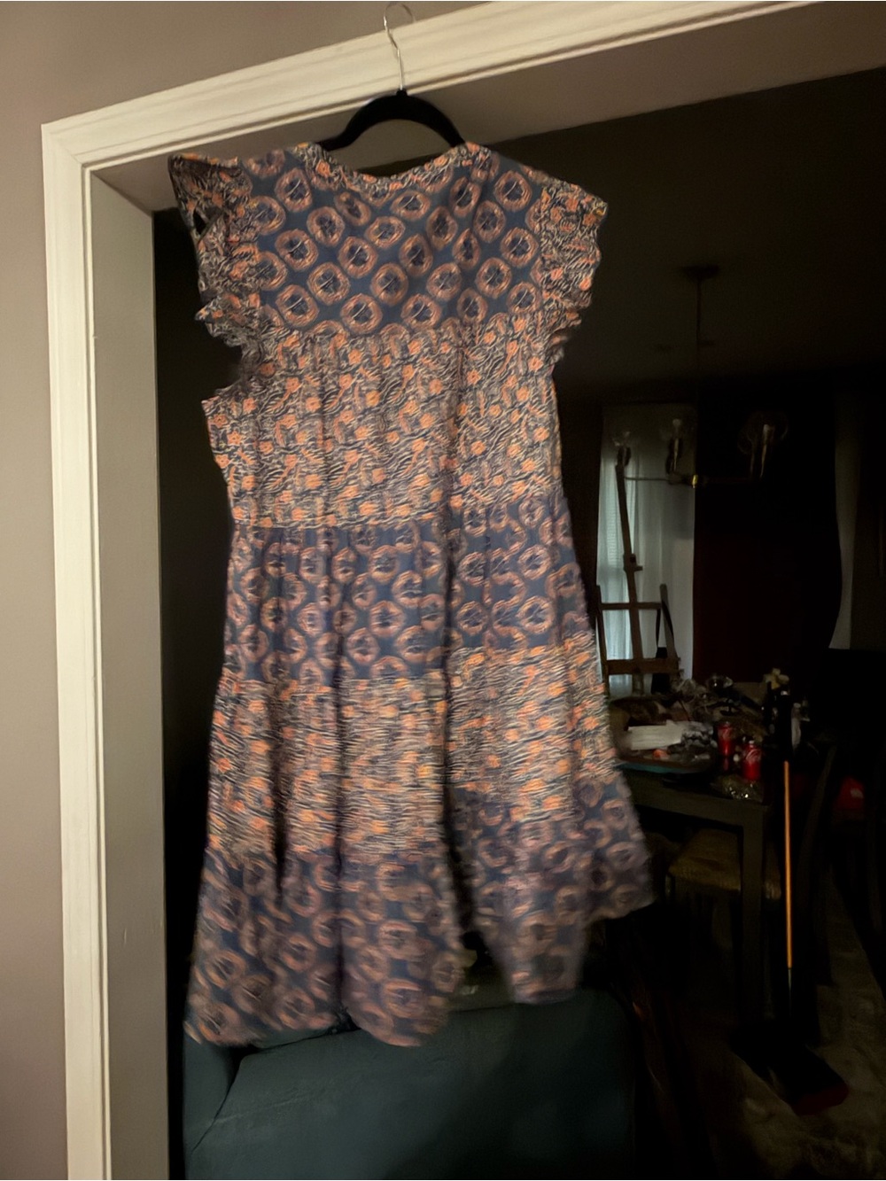 Men's patterned collared shirt